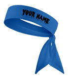 Light Blue - Custom Personalizable Drip Name Tie Headband