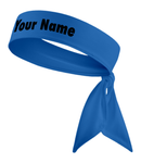 Royal Blue - Custom Personalizable Name Tie Headband