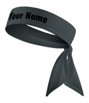 White - Custom Personalizable Name Tie Headband