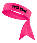 Red - Custom Personalizable Drip Name Tie Headband