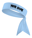 Red - Custom Personalizable Drip Name Tie Headband