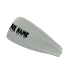 Custom Personalizable Wide Drip Name Stretch Headband