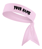 Blue - Custom Personalizable Drip Name Tie Headband