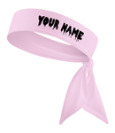 Black - Custom Personalizable Drip Name Tie Headband