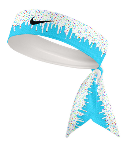 Custom Light Blue Ice Cream Tie Headband