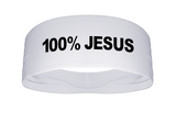 100% JESUS Wide Tapered Headband