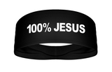 100% JESUS Wide Tapered Headband