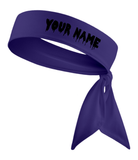 Royal Blue - Custom Personalizable Drip Name Tie Headband