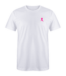 Light Pink Ribbon White T-Shirt