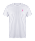 Light Pink Ribbon White T-Shirt