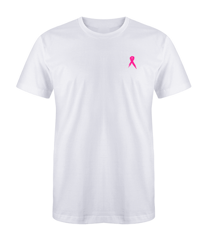 Pink Ribbon White T-Shirt