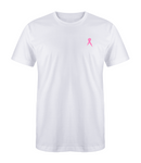 Light Pink Ribbon White T-Shirt