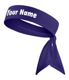 Blue - Custom Personalizable Name Tie Headband