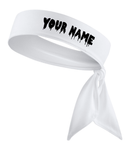 Neon Pink - Custom Personalizable Drip Name Tie Headband