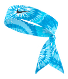 Custom  Light Blue Tie Dye Tie Headband