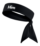 "HIM" Tie Headband