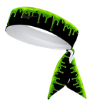 Custom  Green Slime Tie Headband