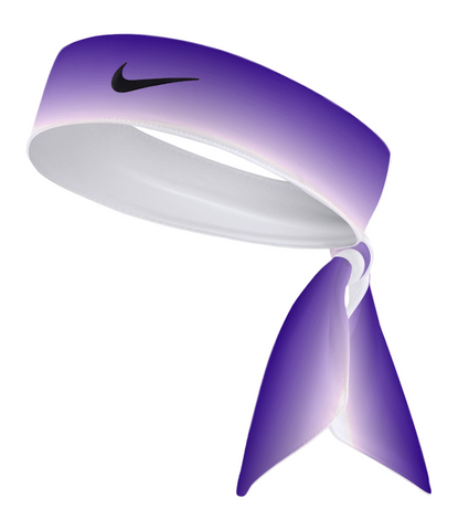 Custom  Purple White Gradient Tie Headband