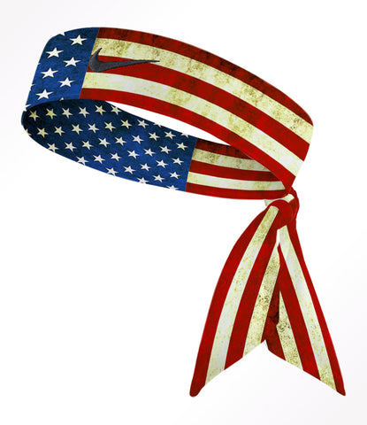 Custom  USA Old Glory Tie Headband