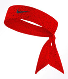 Custom  Red Speckle Tie Headband