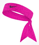 Custom  Pink Speckle Tie Headband