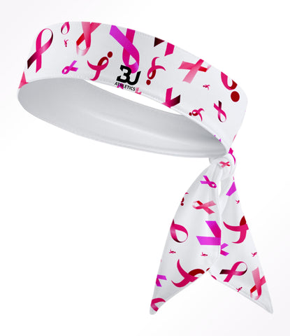 Pink Multi. Ribbon Tie Headband